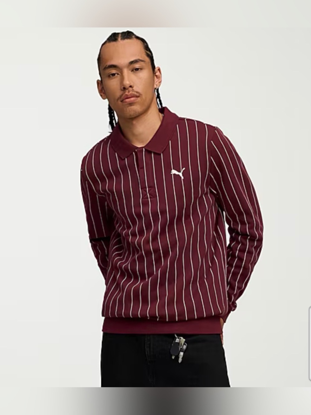 PUMA Mens Regular Fit Long Sleeve Polo Shirt  NWT